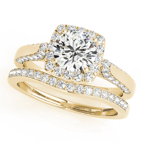Solitaire Halo Engagement Rings