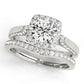 Solitaire Halo Engagement Rings