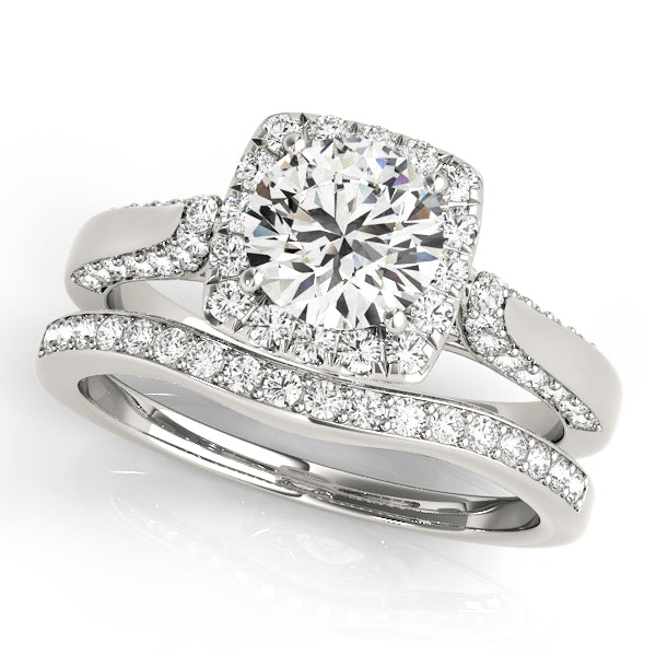 Solitaire Halo Engagement Rings