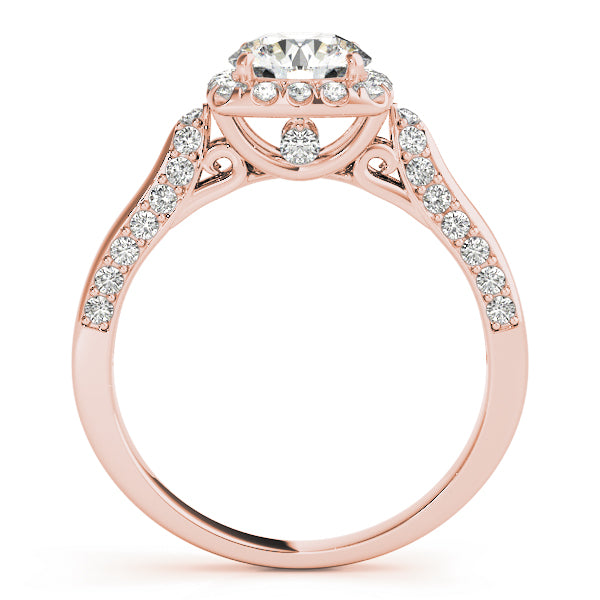 Solitaire Halo Engagement Rings