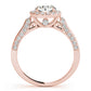 Solitaire Halo Engagement Ring