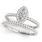 Marquise Halo Engagement Ring