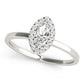 Marquise Halo Engagement Ring