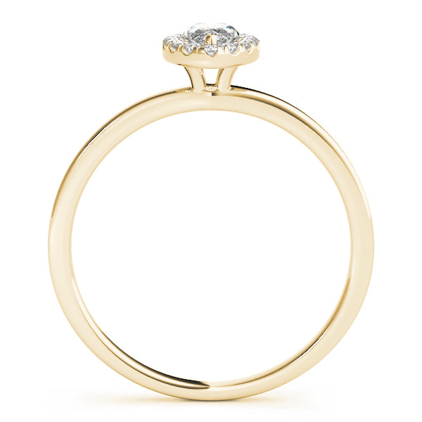 Marquise Halo Engagement Ring