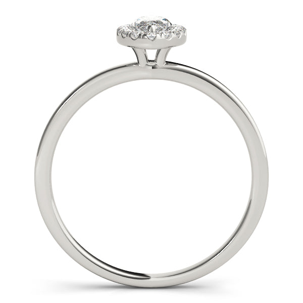 Marquise Halo Engagement Ring