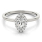 Marquise Halo Engagement Ring