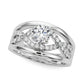 Infinity Twisted Shank Engagement Ring
