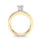 Infinity Twisted Shank Engagement Ring