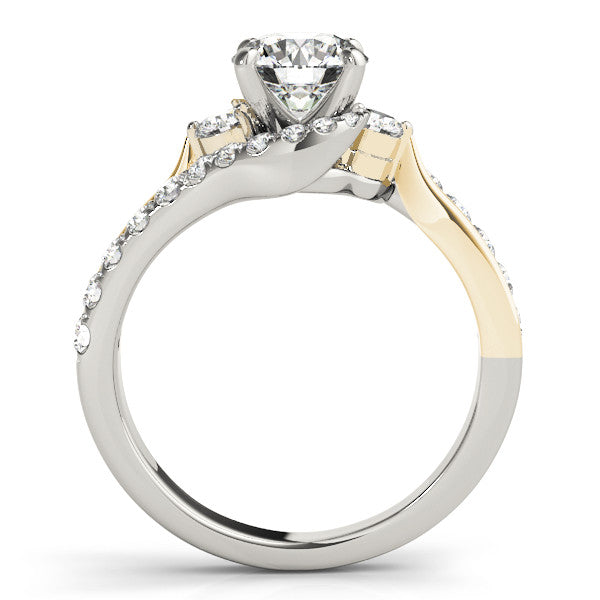 Bypass Halo Engagement Ring
