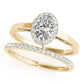 Oval Halo Engagement Ring