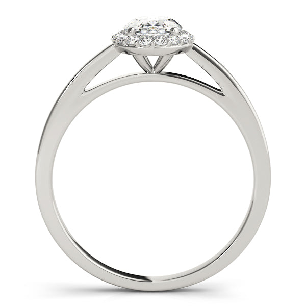 Oval Halo Engagement Ring