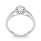 Oval Halo Engagement Ring