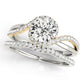 Bypass Split Shank Engagement Ring