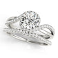 Bypass Split Shank Engagement Ring