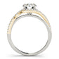 Bypass Split Shank Engagement Ring