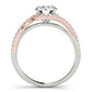 Bypass Split Shank Engagement Ring