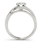Bypass Split Shank Engagement Ring
