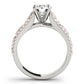 Multirow Infinity Engagement Rings