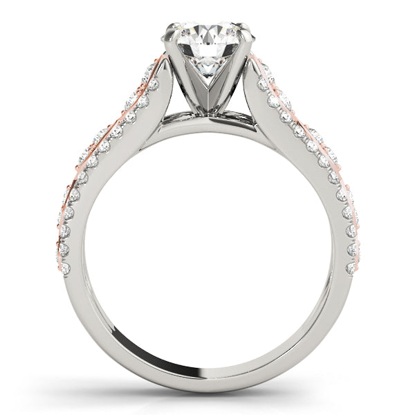 Multirow Infinity Engagement Rings