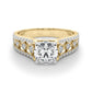 Multirow Cathedral Engagement Rings