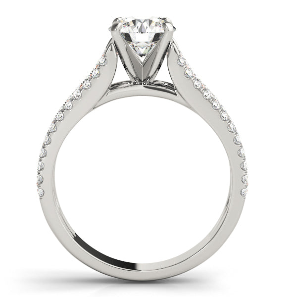 Multirow Cathedral Engagement Rings