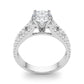 Multirow Cathedral Engagement Rings