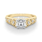 Single Row Prong Set Engagement Rings