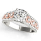 Multirow Infinity Engagement Rings
