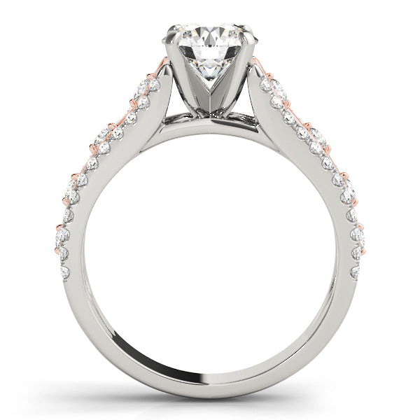 Multirow Infinity Engagement Rings