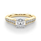 Single Row Cathedral Engagement Rings