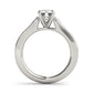 Single Row Cathedral Engagement Rings