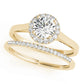 Round Halo Engagement Ring