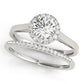Round Halo Engagement Ring