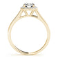 Round Halo Engagement Ring