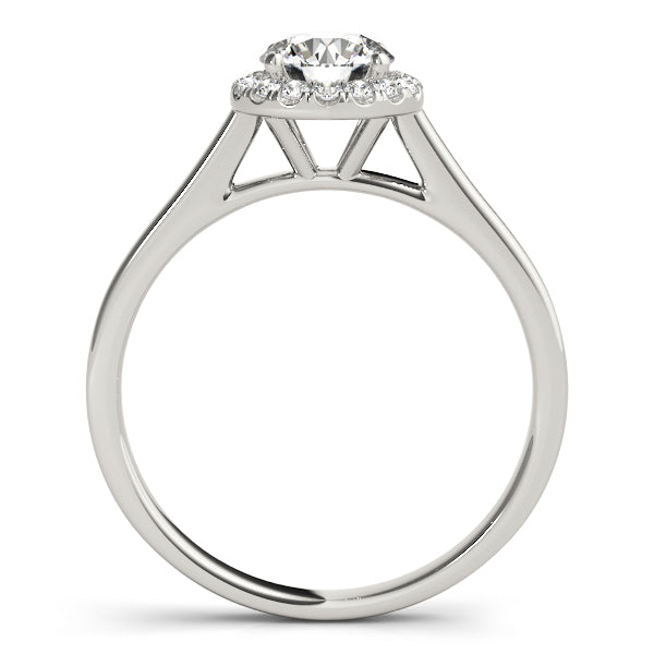 Round Halo Engagement Ring