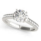 Prong In Channel Engagement Rings