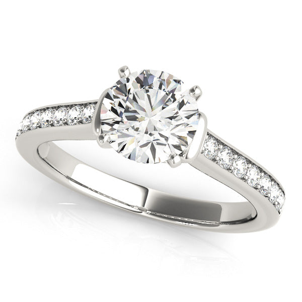 Prong In Channel Engagement Rings