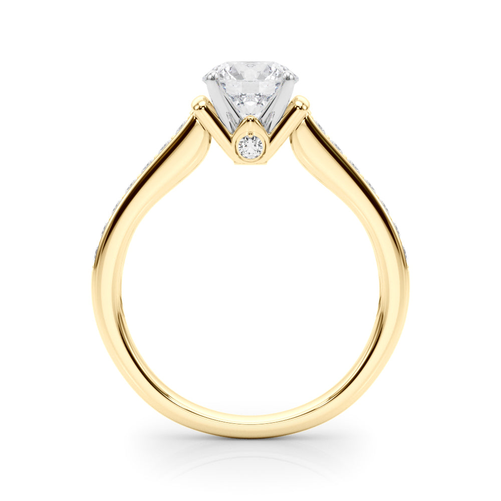 Prong In Channel Engagement Rings