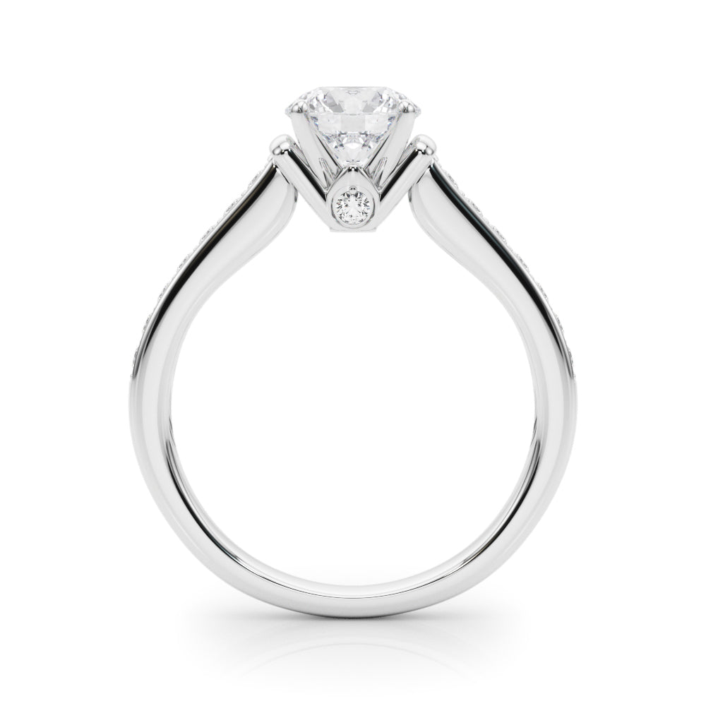 Prong In Channel Engagement Rings