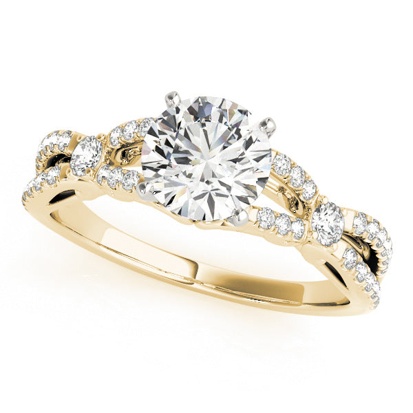 Split Shank Engagement Ring