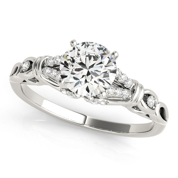 Split Prong Multirow Engagement Ring