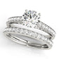 Single Row Prong Set Engagement Ring