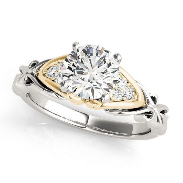 Nature Inspired Cluster Sides Engagement Rings