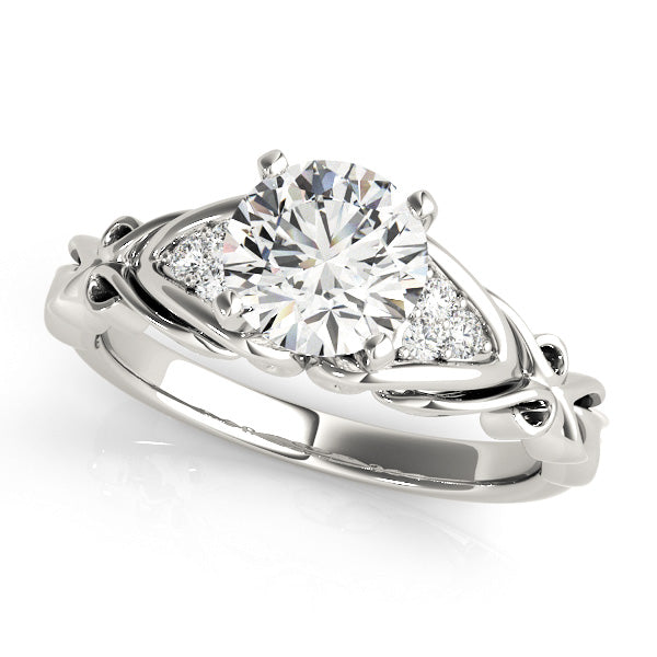 Nature Inspired Cluster Sides Engagement Rings