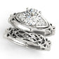 Nature Inspired Cluster Sides Engagement Rings
