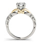 Nature Inspired Cluster Sides Engagement Rings