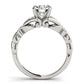 Nature Inspired Cluster Sides Engagement Rings