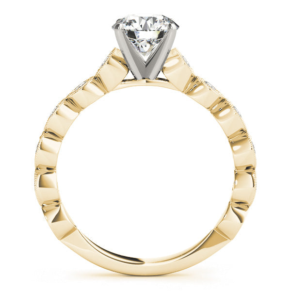 Vintage-Inspired Milgrain Engagement Ring