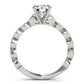 Vintage-Inspired Milgrain Engagement Ring