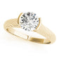 Solitaire Filigree Half Bezel Engagement Rings